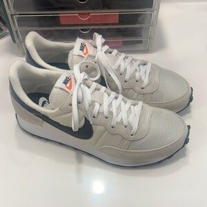 Nike Cream and Black Sneakers